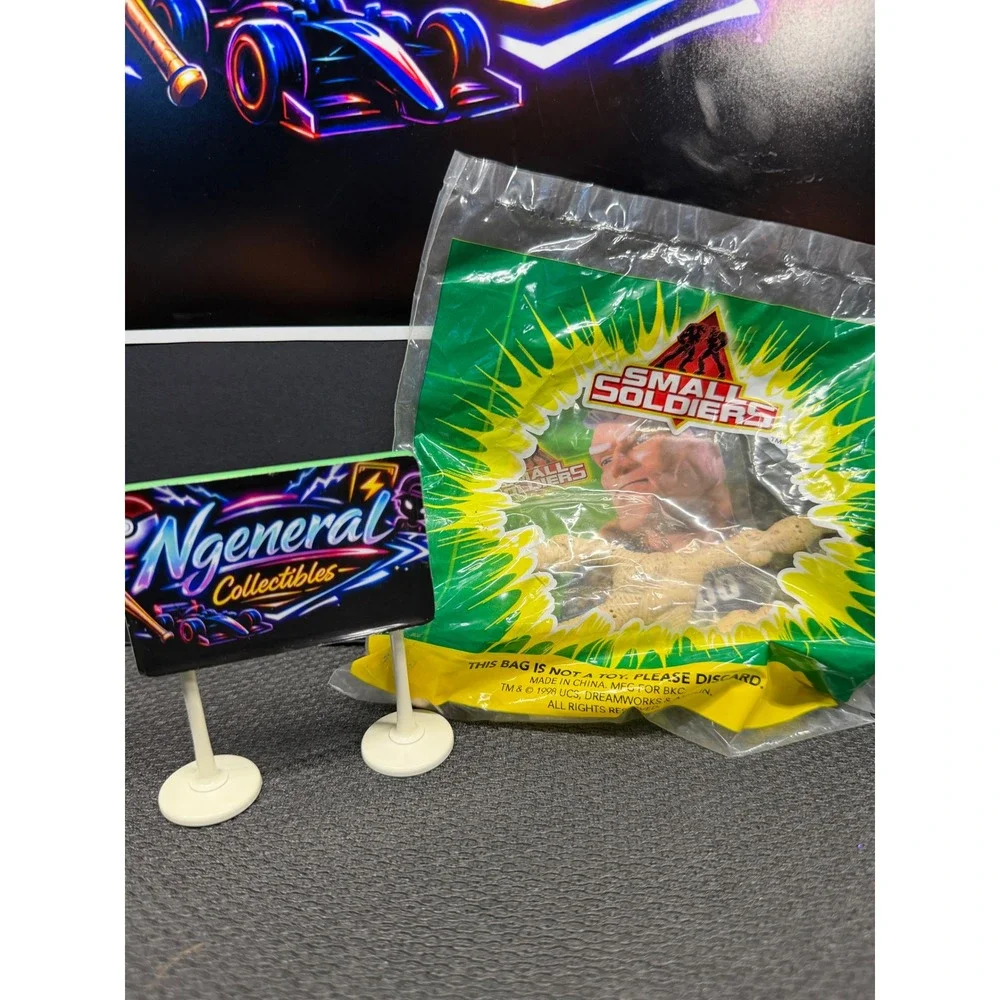Vintage 1998 Small Soldiers Gorgonites Burger King Toy Factory Sealed NIP Promo